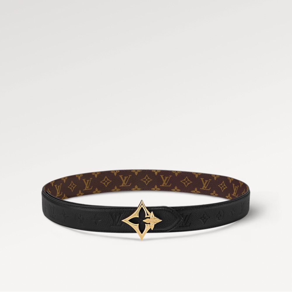 LV Flowergram 30mm Reversible Belt